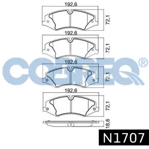 Pastillas de freno delanteras - LAND ROVER DISCOVERY IV 06>