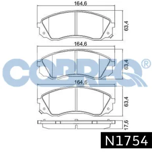 Pastillas de freno delanteras - HYUNDAI/KIA H1/ CARNIVAL