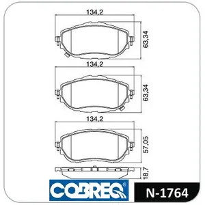 Pastillas de freno delanteras - Toyota Corolla 12?