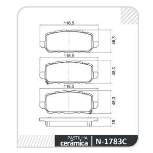 Pastillas de freno cerámicas traseras - HONDA HRV 2015 >
