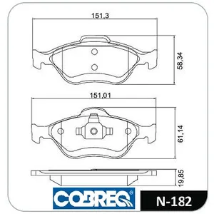 Pastillas de freno delanteras - FORD FIESTA/ECOSPORT 2009>