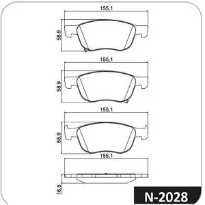 Pastillas de freno delanteras - HONDA HR-V 2020/à