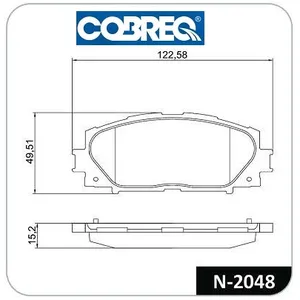 Pastillas de freno delanteras - Toyota Corolla & Prius 2016 >