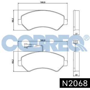 Pastillas de freno traseras - CITROEN JUMPER - FIAT DUCATO - PEUGEOT BOXER 2017->