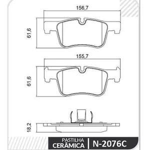 Pastillas de freno delanteras - BMW SERIE 1 / SERIE 3 2011 >