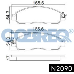 Pastillas de freno delanteras - NISSAN FRONTIER NP300 2014 >