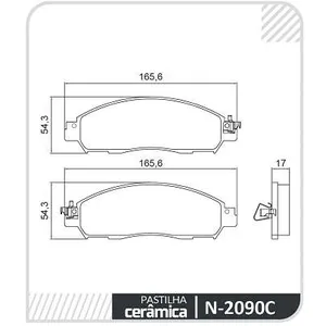 Pastillas de freno delanteras - NISSAN FRONTIER NP300 2014 >