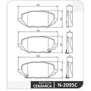 Pastillas de freno delanteras - CHEVROLET -TRACKER -LT-LTS 2020/à