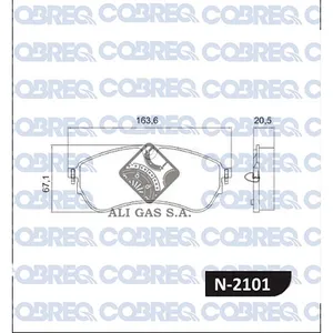 Pastillas de freno - MAN TGE - VW CRAFTER - VW DELIVERY 2016 ->