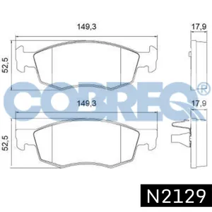 Pastillas de freno delanteras - FIAT DOBLO 2004/