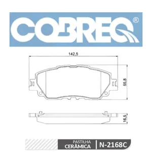 Pastillas de freno cerámicas delanteras - TOYOTA RAV 4 HYBRID 2018-> COROLLA CROSS 2021->