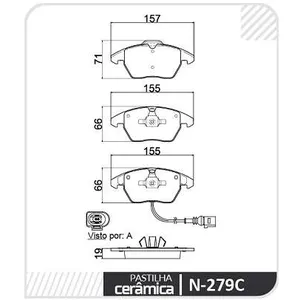 Pastillas de freno delanteras - AUDI A3-S3/ VW /SEAT/SKODA 03/