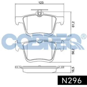 Pastillas de freno traseras - Audi A3 12/ Volkswagen Golf 12/ TAOS 1.4 250 TSI