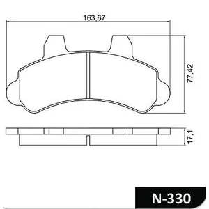 Pastillas de freno delanteras - FORD F-1000 96>