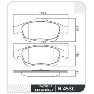 Pastillas de freno delanteras - RENAULT MEGANE III 2,0 2010>