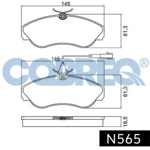 Pastillas de freno delanteras - CITROEN JUMPER/ FIAT DUCATO/ PEUGEOT BOXER 94/97