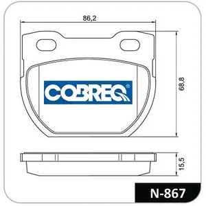 Pastillas de freno traseras - LAND ROVER DEFENDER-DISCOVERY 95/96