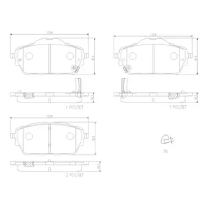 Pastillas de freno delanteras - Haval H2